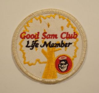 Good Sam Club Life Member Embroidered Camping RV Patch
