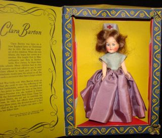 Vintage Album of Americana Doll Clara Barton VGC