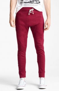 Topman Jersey Cotton Cropped Athletic Pants