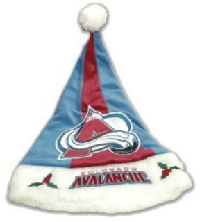 Colorado Avalanche NHL Holiday Santa Hat Cap New