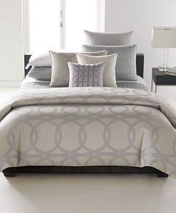 Hotel Collection Bedding Calligraphy Queen Duvet Cover 270 NEW