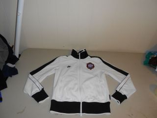 Nike Colab USA Soccer Track Jacket Team Sports Polyester Cotton Womens