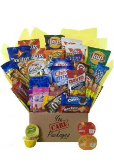Snack Crave Care Package Food Gift Basket 42 Items College Students
