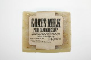 Natural Handmade Soap   Made from Organic Ingredients   Unscented Goat