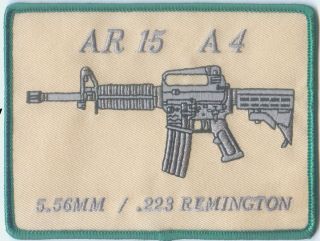 AR 15 A 4 Colt s w Armalite FN etc Large 3 5 x 4 Inch