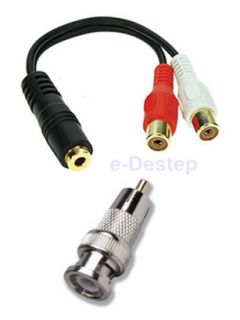  Male Connector Adapter Jack CCTV Video Cable RG59 Coax Cameras