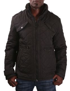 Kenneth Cole Reaction Mens Nylon Quilted Coat Jacket