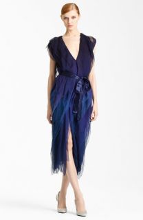 Donna Karan Collection Ombré Tissue Chiffon Dress