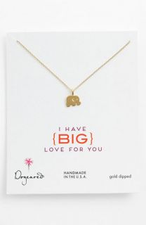 Dogeared Big Love for You Elephant Pendant Necklace