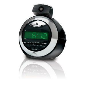 Coby CRA79 Digital Projection AM/FM Alarm Clock (Black)   Brand New in
