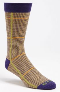 Etro Houndstooth Cotton Blend Socks