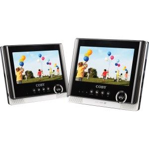 Coby 7 Dual Widescreen TFT Portable Tablet DVD/CD/ Players
