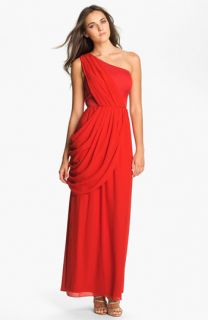 Max & Cleo One Shoulder Chiffon Gown