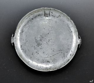  Pewter Warming Plate Susannah Cocks C 1819 1844 London England