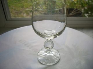 Imported Bohemia Crystal Claudia Stemware Wine Glass