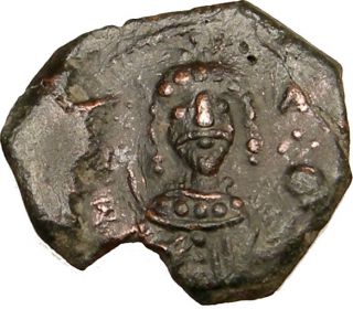 MANUEL I, Comnenus 1143AD Ancient Rare Authentic BYZANTINE Coin Saint