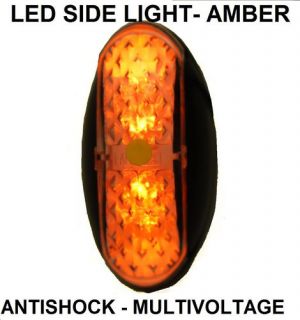 LED Marker Light Clea​rance Lamp Side Amber 12 24V
