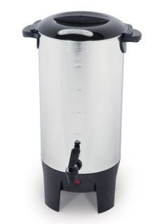  Capacity Stainless Steel Coffee Urn Maker or Tea Hotwater New