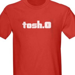 TOSH 0 T SHIRT sz LRG RED daniel tosh comedy central ON SALE