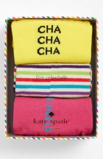 kate spade new york holiday socks (3 Pack)