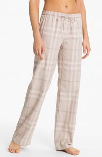 Burberry Check Print Pajama Pants