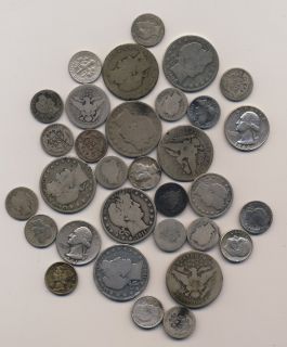 junk 90 % silver old usa coins face value 