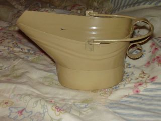 Miniture Vintage Ash Bucket for Wood Stove Old Style Country Decor