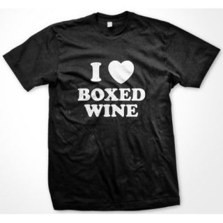  Boxed Wine Funny Drinking Party College Hilarious Mens T Shirt