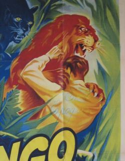 Congo Bill King of The Jungle 1957 Spencer Bennet 47x63