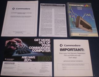 Commodore 64 System Complete w Original Box 1541 II Disk Drive Manuals