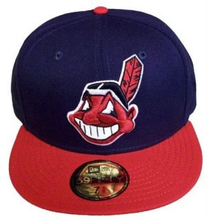 Cleveland Indians Hat New Era Ricky Vaughn Style Sz 8