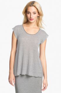 Eileen Fisher Delave Stripe Linen Top