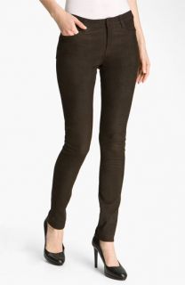 Vince Mini Croc Embossed Leather Pants