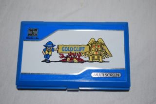Vintage Nintendo Gold CLIFF Game & Watch MV 64 Game Tested RARE