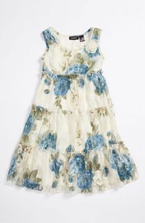 Zunie Tiered Lace Dress (Little Girls)