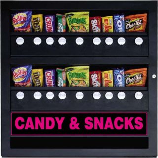 Compact Tabletop Snack Candy Chip Vending Machine Countertop Vendor 18