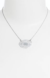 Argento Vivo Sunburst Small Pendant Necklace