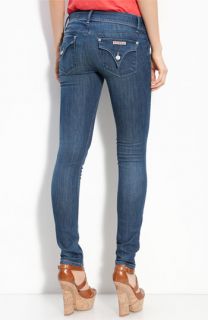 Hudson Jeans Collin Flap Pocket Skinny Jeans (Azure Wash)
