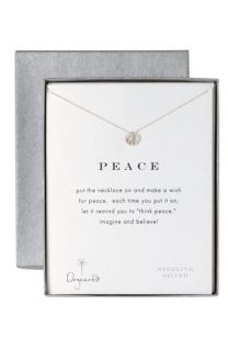 Dogeared Peace Reminder Pendant Necklace
