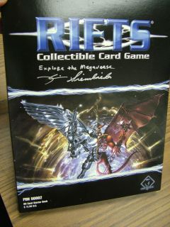 Rifts Collectible Card Game Starter Deck and RARE Box of Booster Packs