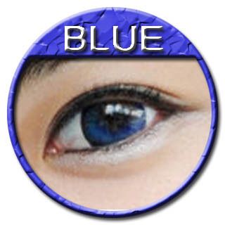 Color Contact Lenses Style Blue Big Eye Farb Funlinsen