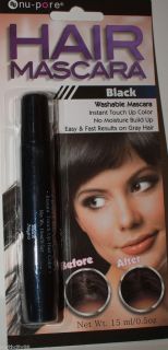 Hair Mascara Black instant hair color touch up for gray hair washable