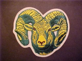 Colorado St Rams Full Embroidered Vintage Patch 5x 4