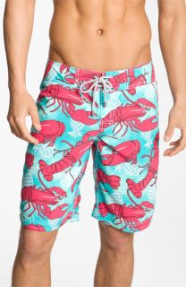 Vilebrequin Ocean Surfer Lobster Print Board Shorts
