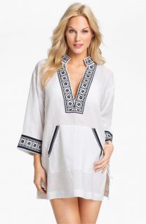 Tory Burch Linen Tunic Cover Up