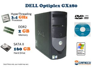 Dell Optiplex GX280 Refurbished Desktop Tower Windows XP Pro