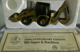 Conrad Case 580 Super K Construction King Loader Backhoe Gold 1 35