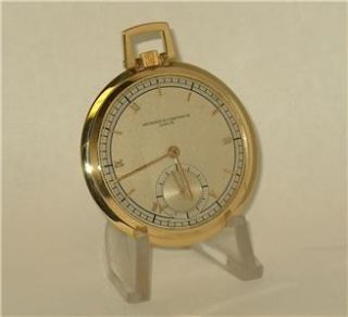 super nice 18k gold vacheron constantin pocket watch