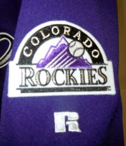 Colorado Rockies Authentic Russell Purple 2007 World Series Jersey w