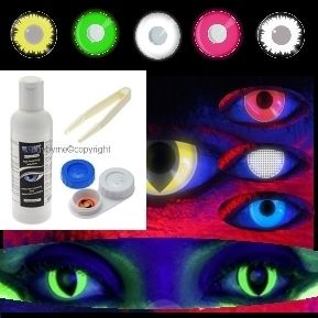 Kit Set Care for Contact Fashion Halloween Lenses Colored Case